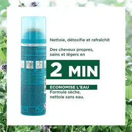 Klorane Menthe Aquatique Shampoing Sec Détox Anti-Pollution Lot de 2 x 150ml