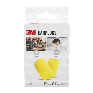 3M Classic Foam Noise Cancelling Earplugs SNR 31 dB 2 Pairs