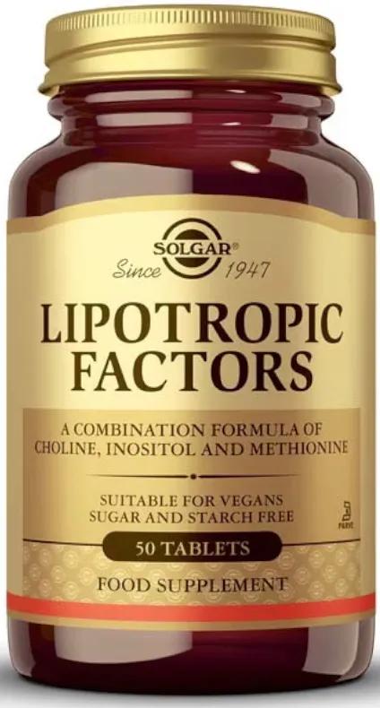 Solgar Lipotropic Factors 50 comprimés