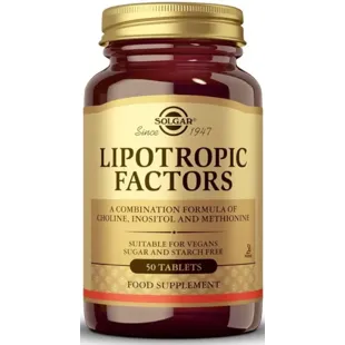 Solgar Lipotropic Factors 50 Tablets