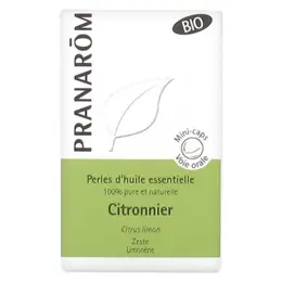 Pranarom Perles d'Huile Essentielle Citronnier 60 Perles