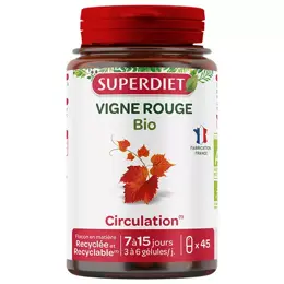 Superdiet Vigne Rouge Bio 45 gélules