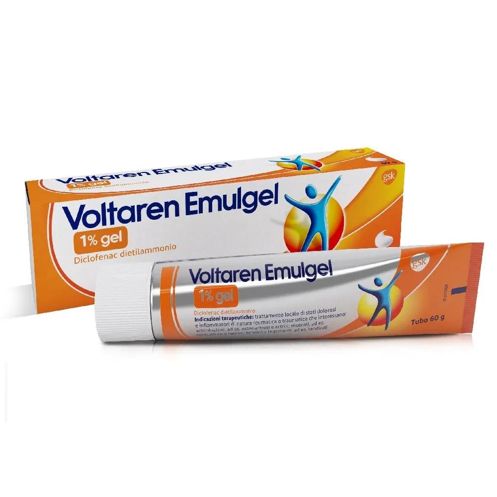 Voltaren Emulgel 1% Antinfiammatorio Diclofenac Dolori Muscolari Dolori Articolari 60g