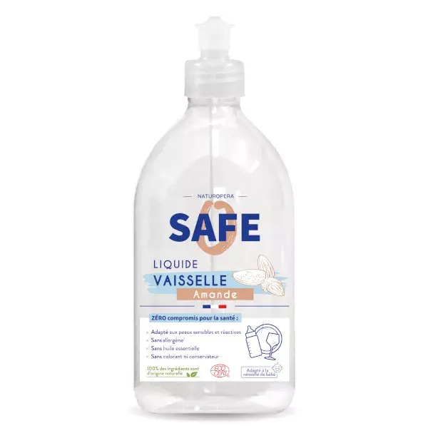 Safe Liquide Vaisselle Amande Bio 500ml