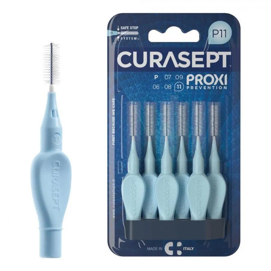 Curasept Proxi Prevenzione Scovolino Azzurro P11 1,1 mm 6 Pezzi