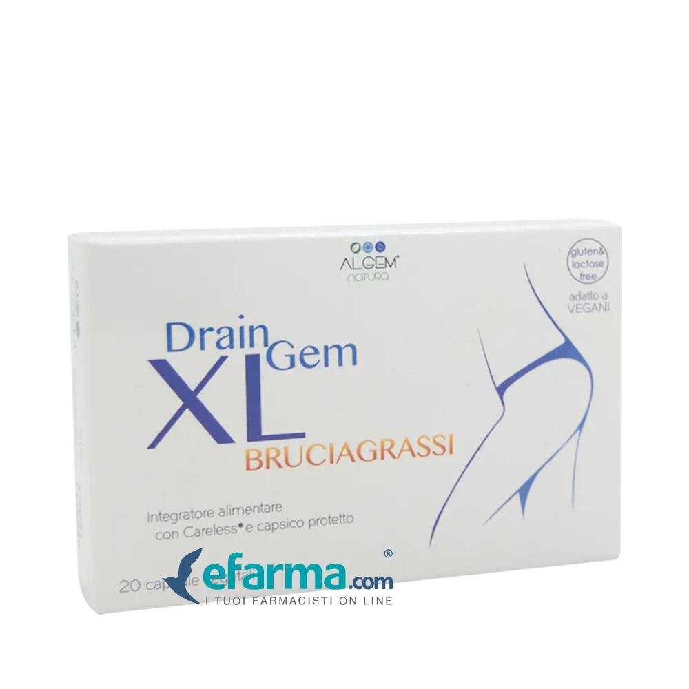 DrainGem XL BruciaGrassi Integratore di Estratti Vegetali 20 Capsule