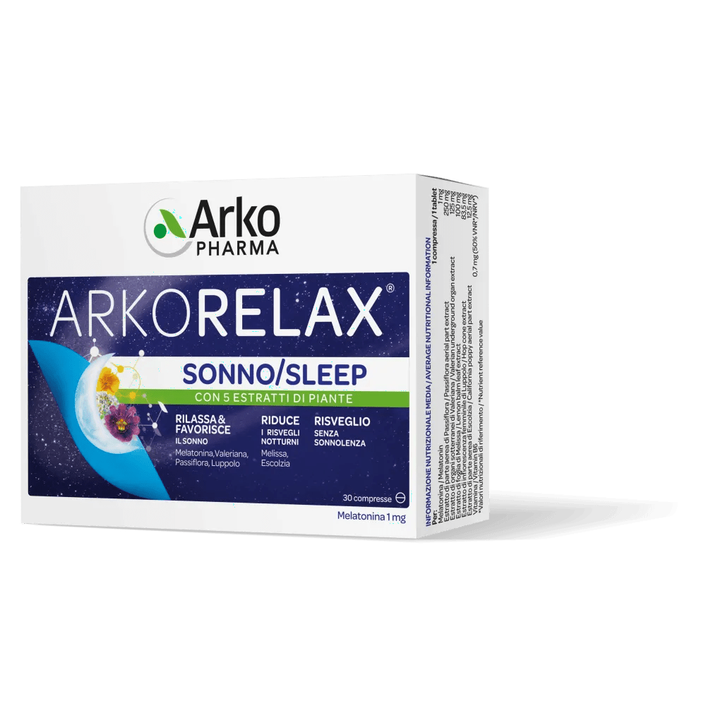 Arkorelax Sonno Integratore Rilassante 30 Compresse