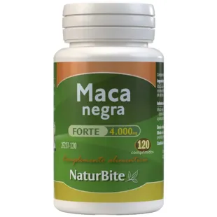 NaturBite Black Maca Forte 4000mg 120 Tablets