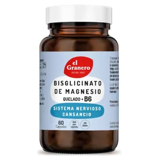 El Granero Integral Magnesium Bisglycinate with B6 60 Capsules