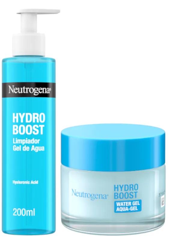 Neutrogena Hydro Boost Acqua Gel detergente viso 200 ml+Hydro Boost Acqua gel viso 50 ml