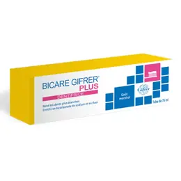 Gifrer Bicare Plus Dentifrice Goût Menthol 75ml