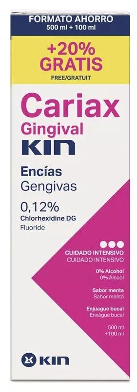 Kin Cariax Gingival Enjuague Bucal 500ml +100 ml