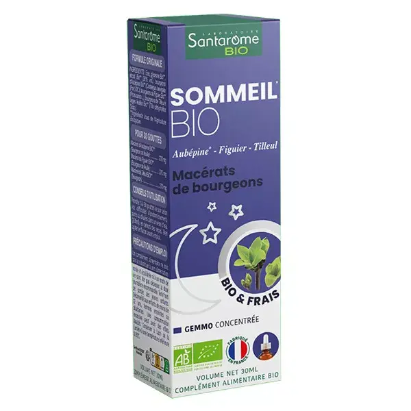 Santarome Bio - Tri Complexe de Bourgeons Sommeil Bio - Flacon de 30ml