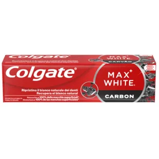 Colgate Max Pasta de Dentes com Carvão Branco 75 ml