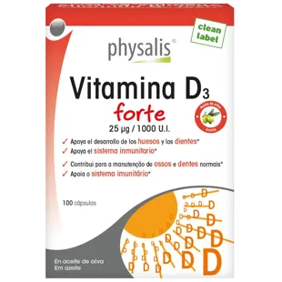 Physalis Vitamin D3 Forte 100 Capsules