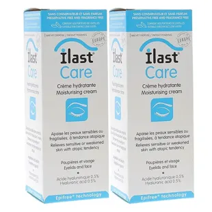 Dulcis Health Science - Ilast Care - Confezione da 2 creme idratanti per il contorno occhi da 30 ml