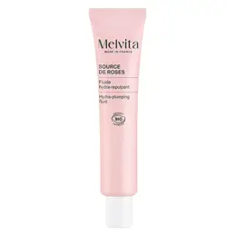 Melvita Source de Roses Fluide Hydra-Repulpant Bio 40ml