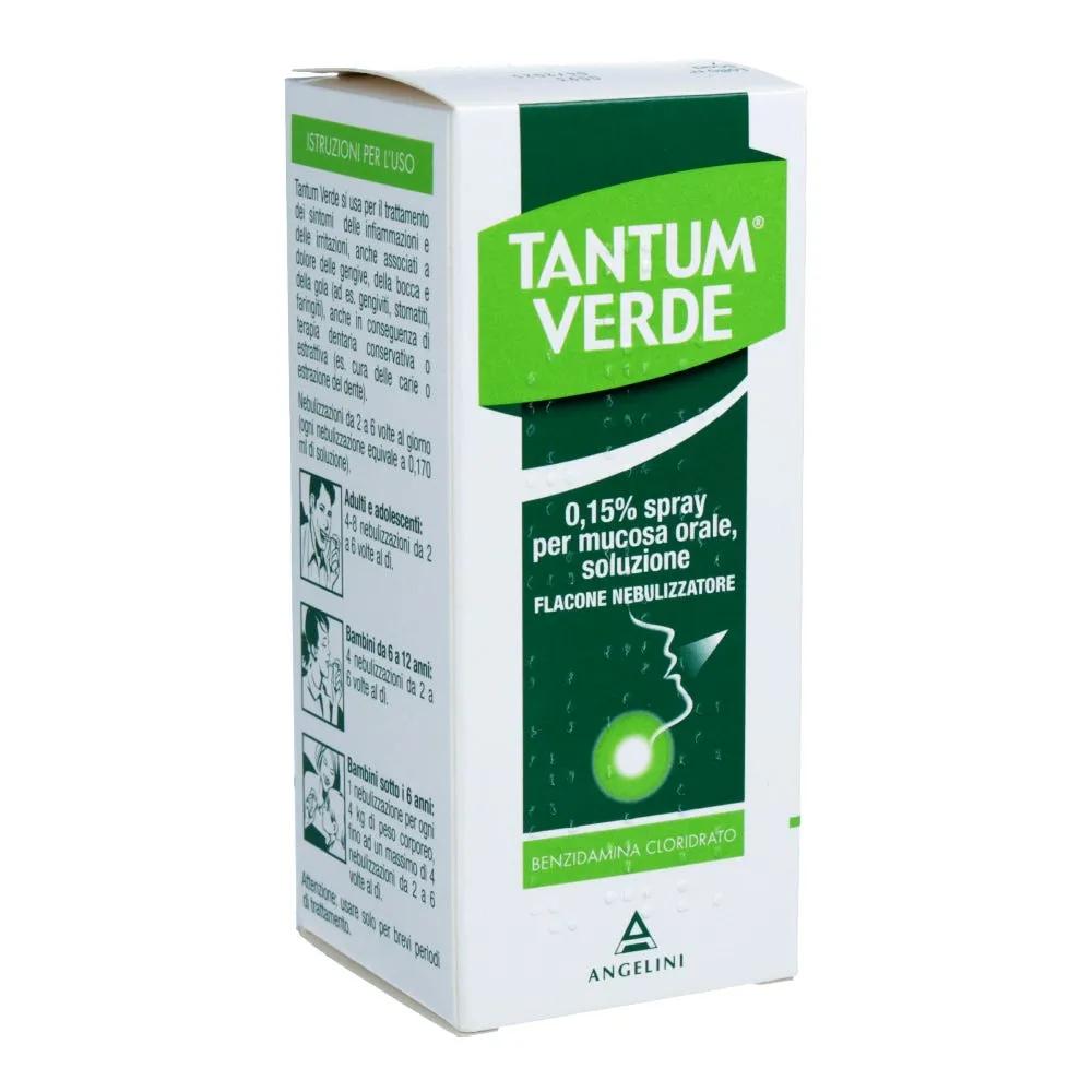 Tantum Verde Spray 0,15% Soluzione da Nebulizzare Adulti Bambini 15 ml