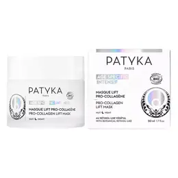 Patyka Rides et Fermeté Masque Lift Pro-Collagène Nuit Bio 50ml