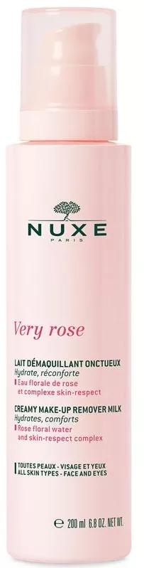 Nuxe Very Rose Leite desmaquilhante Cremosa 200ml