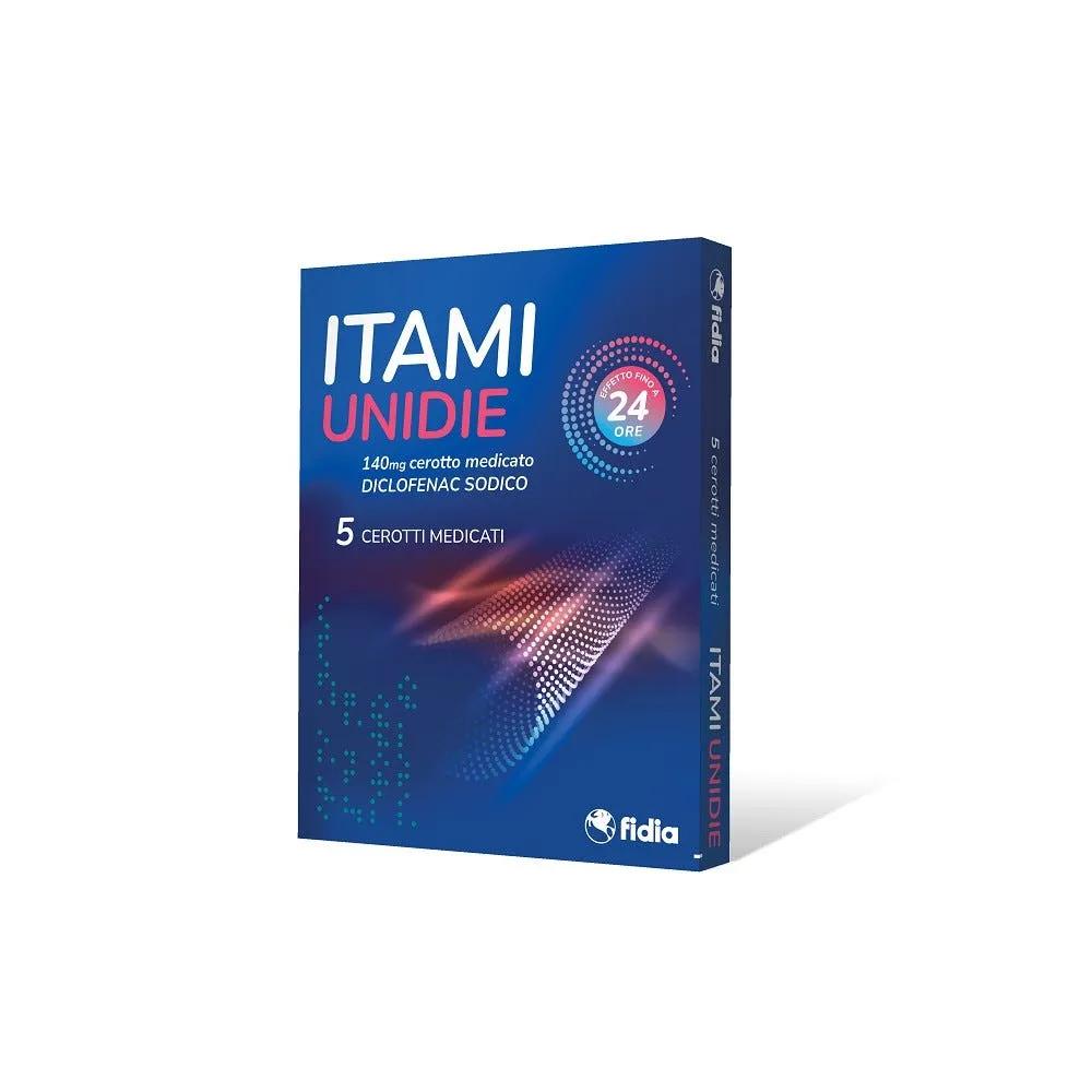 Itami Unidie 140 mg Cerotti Medicati Per Dolori Muscolari 5 Pezzi