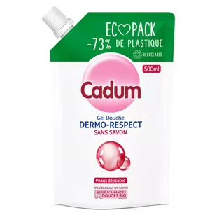 Cadum Gel Doccia Eco-Pack Dermo-Respect 500ml