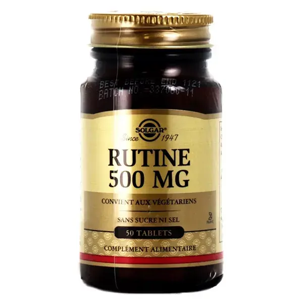 Solgar rutina 500 mg 50 comprimidos