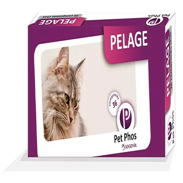 Pet Phos Pelage Chat 36 comprimés