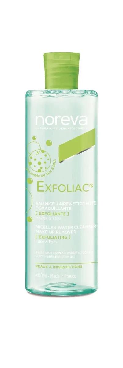 Noreva Exfoliac Acqua Micellare Detergente Struccante Esfoliante 400 ml