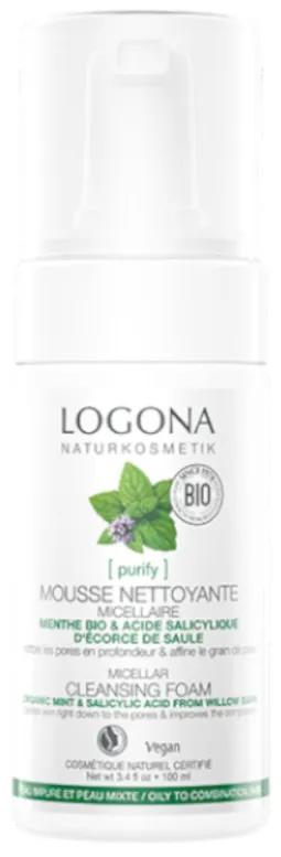 Logona Purifying Cleansing Foam Mint BIO 100 ml