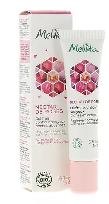 Melvita Contorno de Ojos Agua Floral de Rosa 15 ml