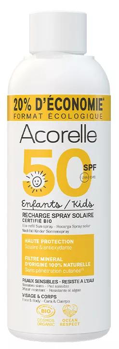 Acorelle Recharge Spray Solaire Enfant SPF50 150 ml