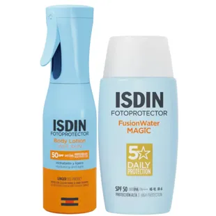 Isdin Fusion Water Magic SPF50 50 ml + Body Lotion SPF50 250 ml