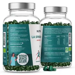 Nutri&Co Spiruline Bio Immunité et Tonus Vegan 120 comprimés