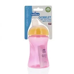 Bébisol Gobelet Bec Silicone Rose 300ml