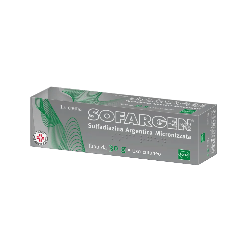 Sofargen Crema 1% Sulfadiazina Ustioni 30g