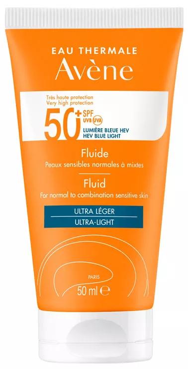 Avène Solar (SPF50+) Oliebrije vloeistof 50ml