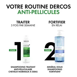 Vichy Dercos Shampoing Anti-Pelliculaire DS Cheveux Normaux à Gras 200ml