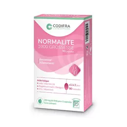 Codifra Normalite 1000 Grossesse B9-Magnésium-Oméga-3 90 capsules