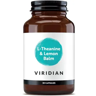 Viridian L-Theanine 200mg and Lemon Balm 30 Capsules