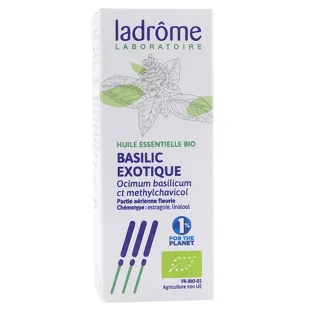 Ladrome olio essenziale biologico basilico esotico 10ml