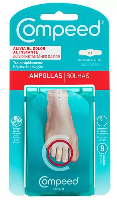 Compeed Pansements pour doigts et pieds ampoules 8 unités