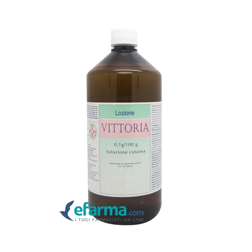 Lozione Vittoria 0,1g/100g Soluzione Cutanea Flacone da 1000 ml