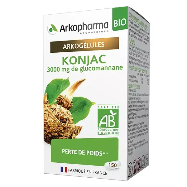 Arkopharma Arkogélules Glucomanano de Konjac Bio 150 comprimidos