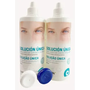 DVision Single Solution Contact Lenses 2x360 ml