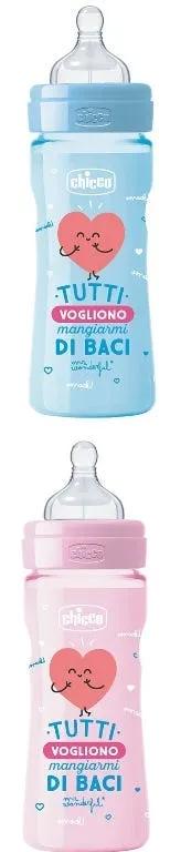 Chicco Biberon Benessere Mr Wonderful Silicone 250 ml