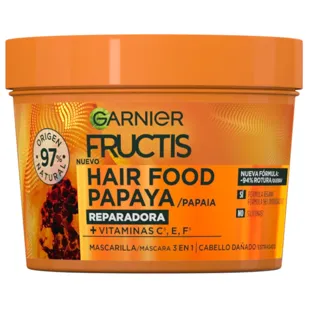 Fructis 3 in 1 Hair Food Mask Papaya Garnier 390 ml