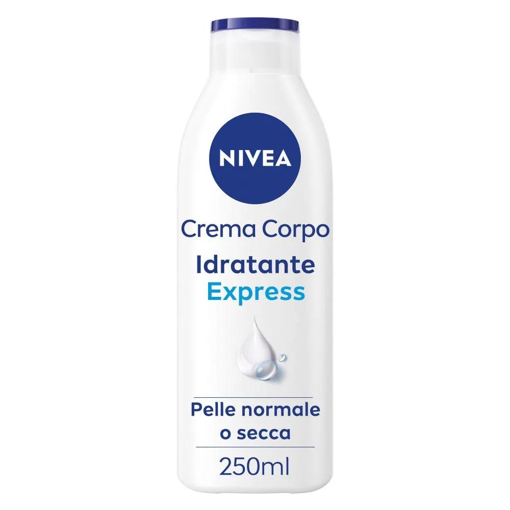 Nivea Crema Corpo Idratante Express 72 ore per Pelle Normale e Secca 250 ml