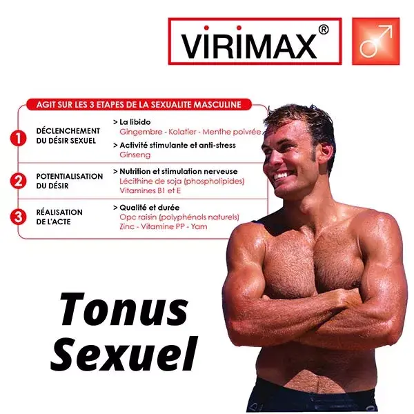 Virimax cápsulas de tono sexual 60