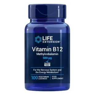 Life Extension Vitamin B12 500 mcg 100 Vegetarian Tablets